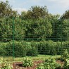 Clôture en treillis métallique vert 1,6x25 m acier galvanisé 