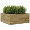 Jardinière 110x110x46 cm bois de pin imprégné 