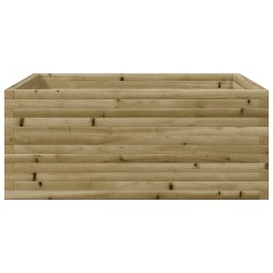 Jardinière 110x110x46 cm bois de pin imprégné 