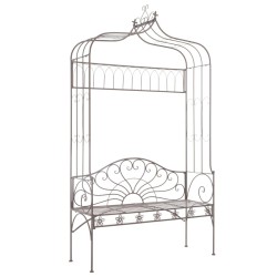 Banc de jardin 122 cm Fer Marron antique 