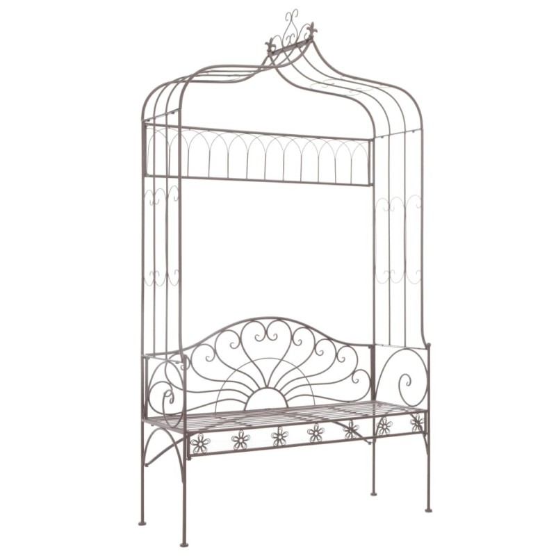 Banc de jardin 122 cm Fer Marron antique Banc de jardin 122 cm Fer Marron antique