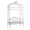 Banc de jardin 122 cm Fer Marron antique 