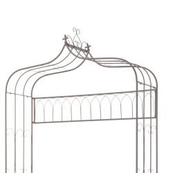Banc de jardin 122 cm Fer Marron antique 