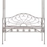 Banc de jardin 122 cm Fer Marron antique 