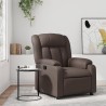 Fauteuil inclinable Marron Similicuir 