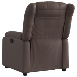 Fauteuil inclinable Marron Similicuir 
