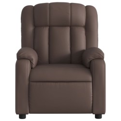 Fauteuil inclinable Marron Similicuir 