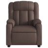 Fauteuil inclinable Marron Similicuir 