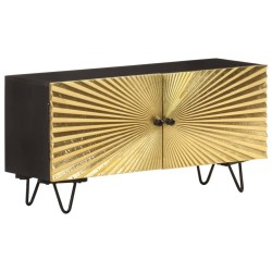Meuble TV 90x30x45 cm Bois de manguier massif 