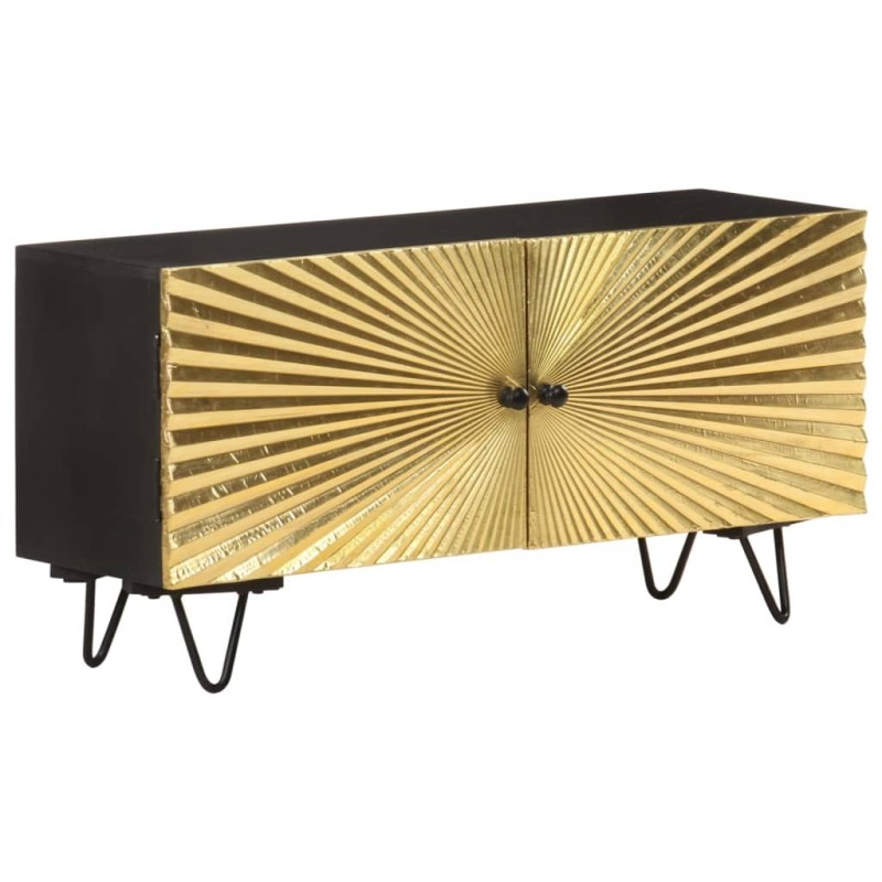Meuble TV 90x30x45 cm Bois de manguier massif Meuble TV 90x30x45 cm Bois de manguier massif