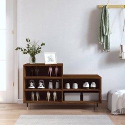 Armoire à chaussures Chêne marron 102x36x60cm Bois d'ingénierie 