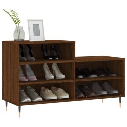 Armoire à chaussures Chêne marron 102x36x60cm Bois d'ingénierie 