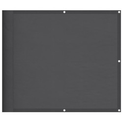 Écran de balcon anthracite 90x700 cm 100% polyester oxford 