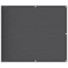 Écran de balcon anthracite 90x700 cm 100% polyester oxford 
