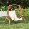 Balancelle sans balançoire et coussin Bois courbé 