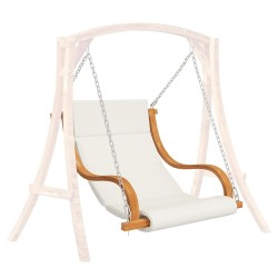 Balancelle sans balançoire et coussin Bois courbé 