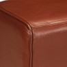 Banc saut de cheval 160 cm Marron Cuir véritable et bois acacia 