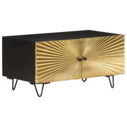 Table basse 90x50x45 cm Bois de manguier solide 