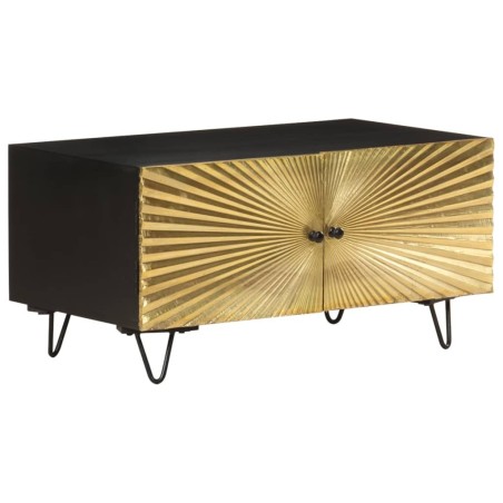 Table basse 90x50x45 cm Bois de manguier solide 