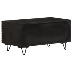 Table basse 90x50x45 cm Bois de manguier solide 