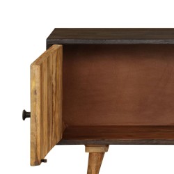 Meuble TV Bois de manguier massif 140 x 30 x 45 cm 