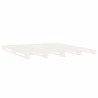 Cadre de lit sans matelas blanc 120x200 cm bois de pin massif 