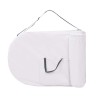 Table de massage pliable 4 cm d'épaisseur et 2 traversins Blanc 