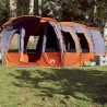 Tente familiale tunnel 8 personnes gris imperméable 