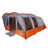 Tente familiale tunnel 8 personnes gris imperméable 