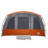 Tente familiale tunnel 8 personnes gris imperméable 