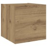 Meubles TV muraux 6 pcs chêne artisanal bois d'ingénierie 