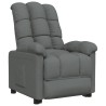 Fauteuil inclinable Gris foncé Tissu 