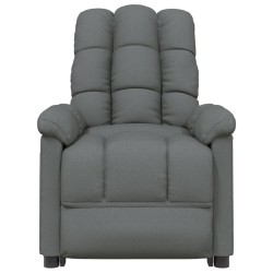 Fauteuil inclinable Gris foncé Tissu 