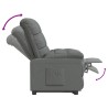 Fauteuil inclinable Gris foncé Tissu 