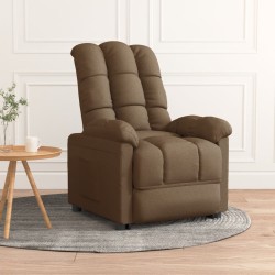 Fauteuil inclinable Marron Tissu 