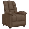Fauteuil inclinable Marron Tissu 