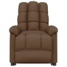 Fauteuil inclinable Marron Tissu 