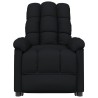 Fauteuil inclinable Noir Tissu 