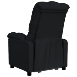 Fauteuil inclinable Noir Tissu 