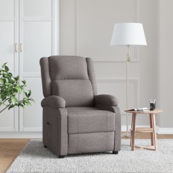 Fauteuil inclinable Taupe Tissu 