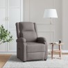 Fauteuil inclinable Taupe Tissu 