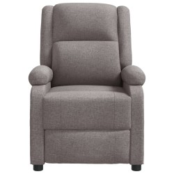 Fauteuil inclinable Taupe Tissu 