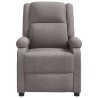 Fauteuil inclinable Taupe Tissu 