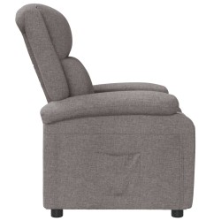 Fauteuil inclinable Taupe Tissu 