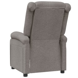 Fauteuil inclinable Taupe Tissu 