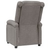 Fauteuil inclinable Taupe Tissu 