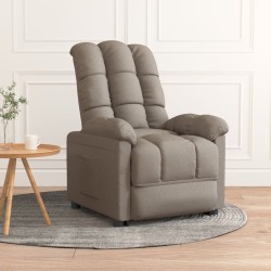 Fauteuil inclinable Taupe Tissu 