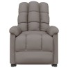 Fauteuil inclinable Taupe Tissu 