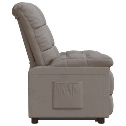 Fauteuil inclinable Taupe Tissu 