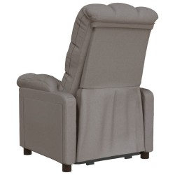 Fauteuil inclinable Taupe Tissu 
